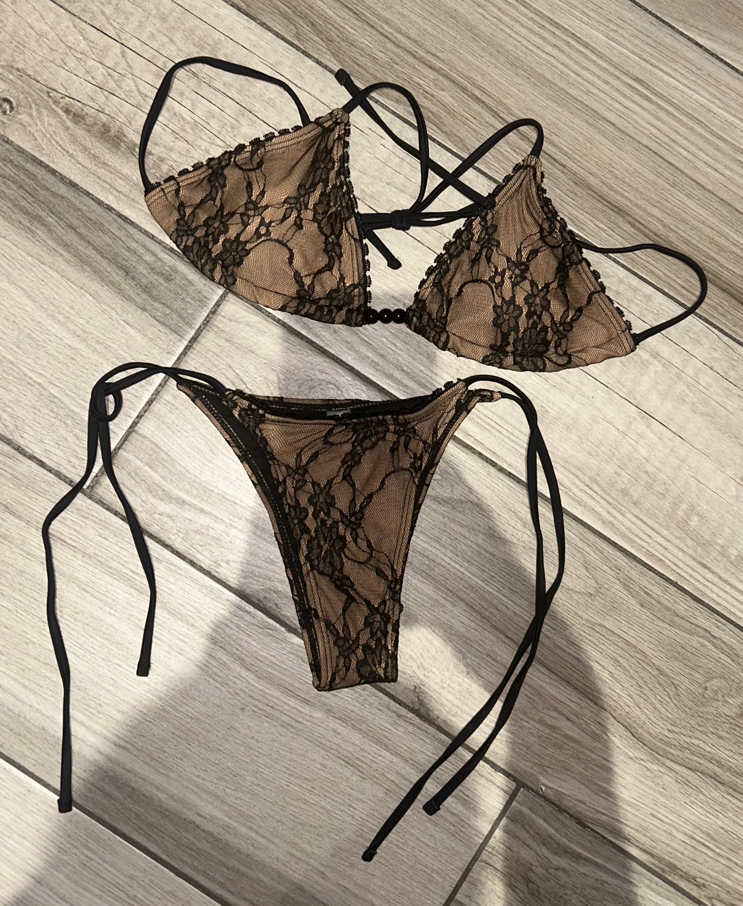 Luxe lace bikini