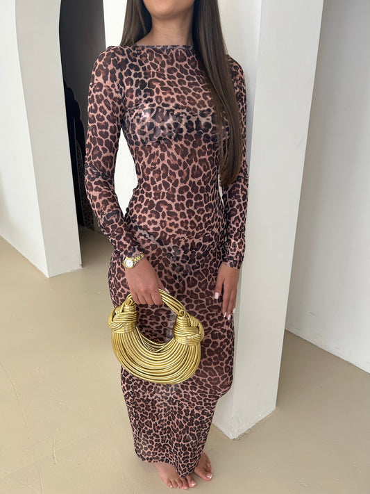 Nala leopard maxi